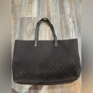 Gucci Dark Brown Monogram Tote